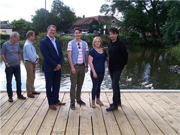 Councillors - Bredgar Pond Decking 2016